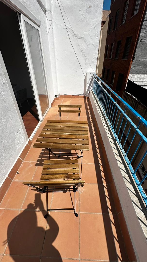 Terrace of Attic to rent in El Masnou  with Parquet flooring, Furnished and Oven