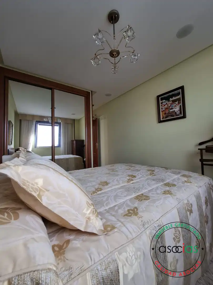 Schlafzimmer von Wohnung zum Verkauf in Gijón  mit Heizung, Terrasse und Abstellraum