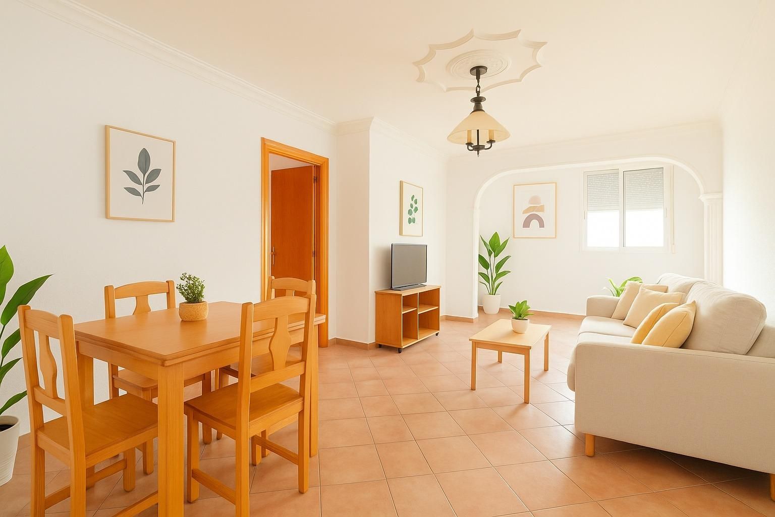 Sala d'estar de Pis en venda en Chiclana de la Frontera amb Terrassa