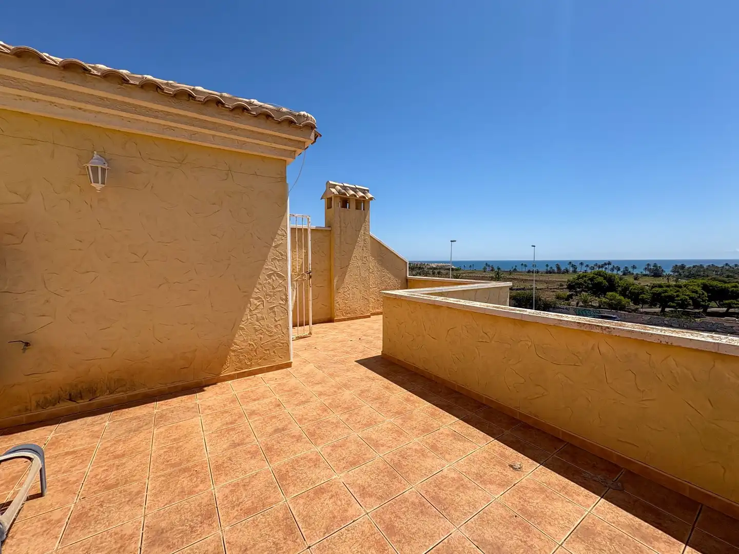 Terrace of Detached homes for rent in Torrevieja  with Air Conditioner, Heating and Private garden