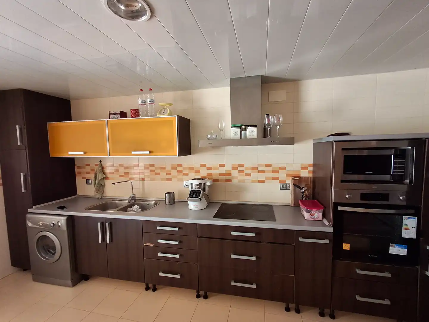 Cocina de Casa adosada en venta en Ciudad Real con Aire acondicionado, Calefacción y Jardín privado