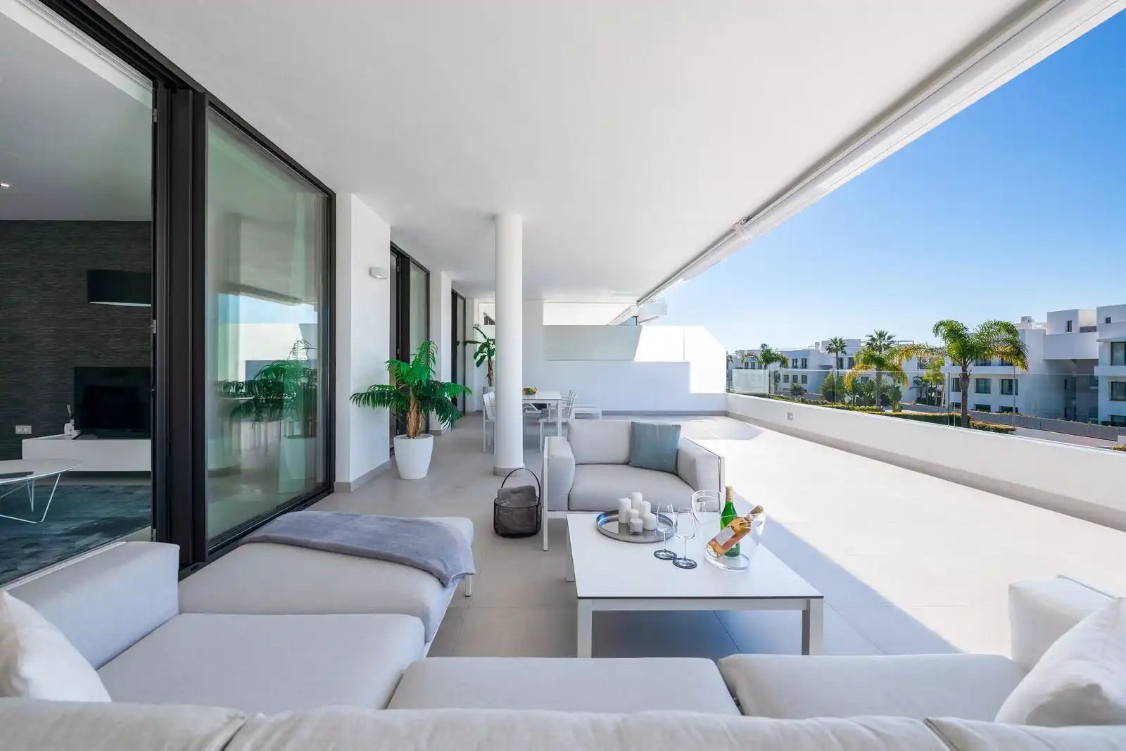 Terraza de Apartamento en venta en Estepona con Terraza, Trastero y Amueblado