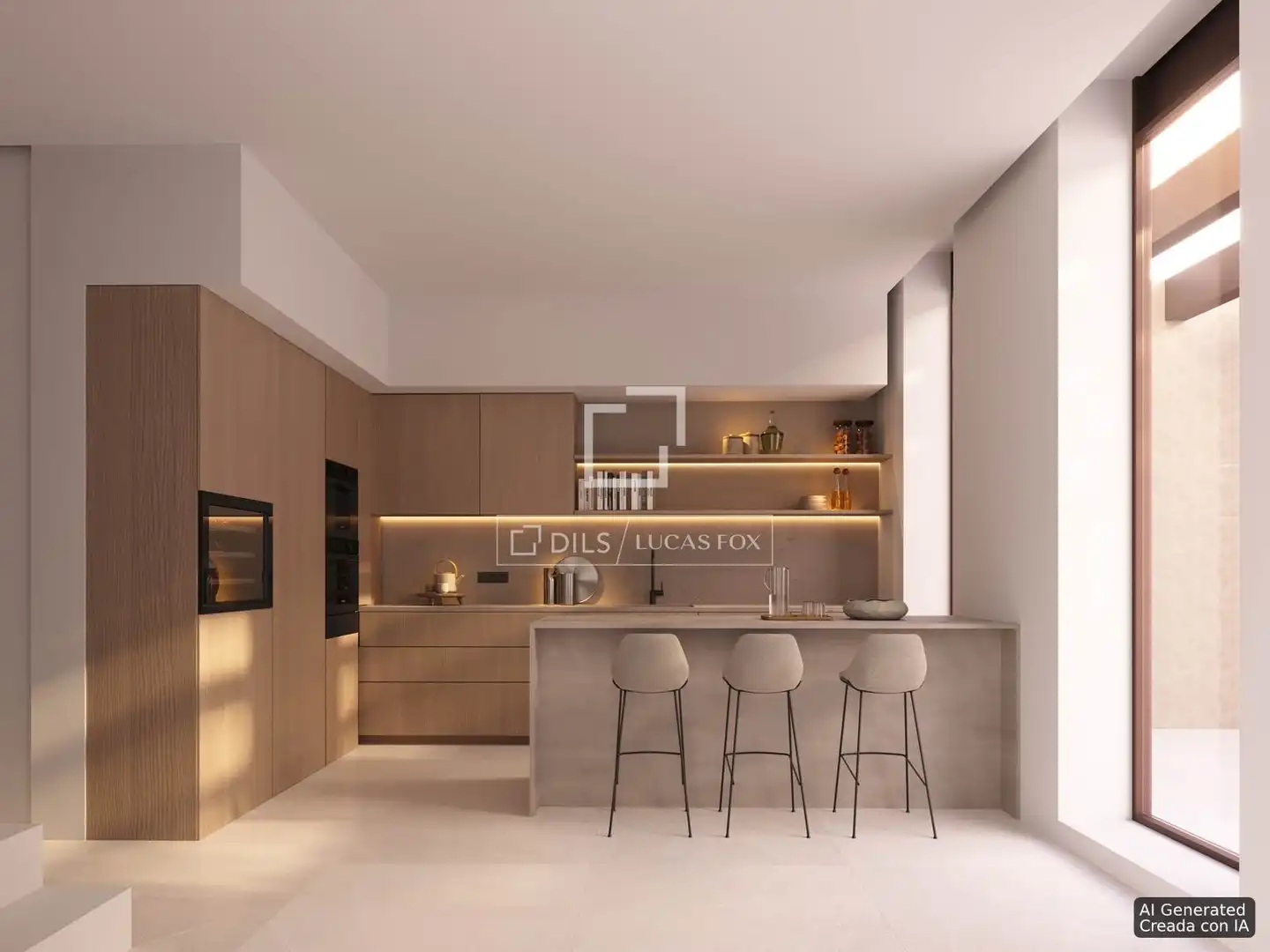 Cocina de Casa o chalet en venta en Santa Eulària des Riu con Aire acondicionado, Calefacción y Jardín privado