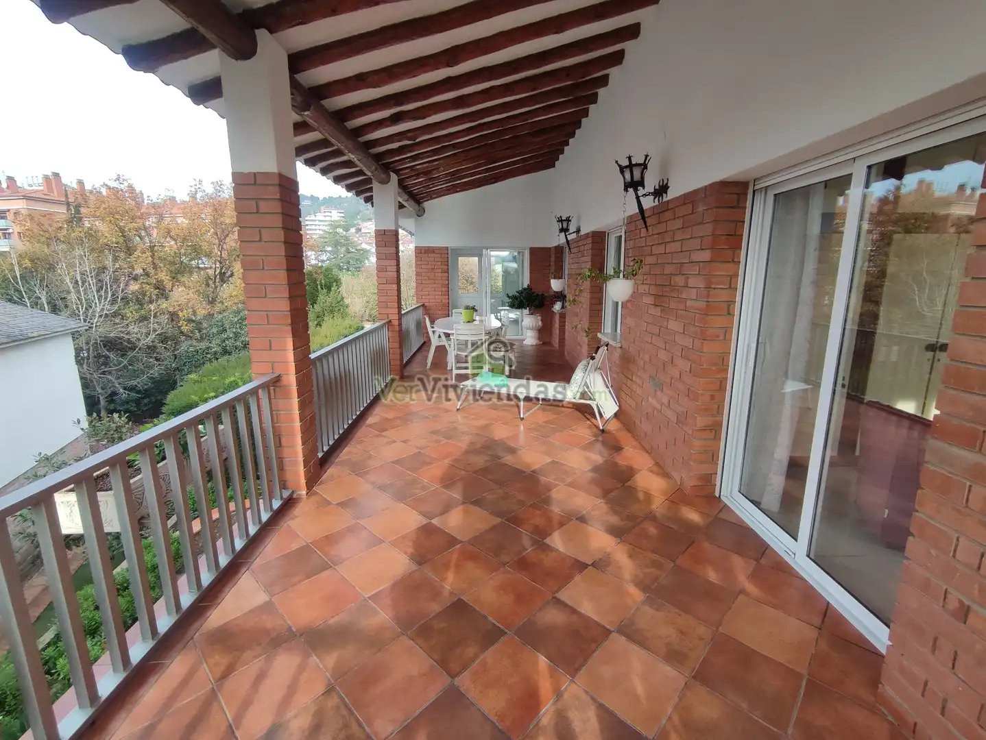 Terrassa de Casa o xalet en venda en La Palma de Cervelló amb Calefacció, Jardí privat i Terrassa
