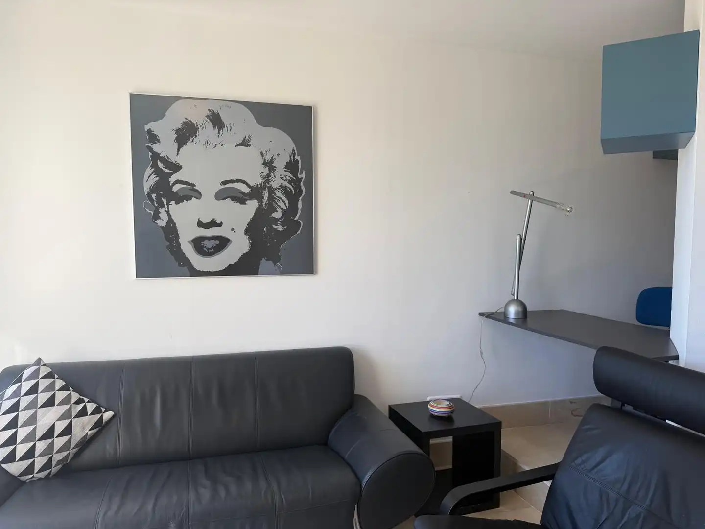 Living room of Apartments for sale in Calpe / Calp  with Air Conditioner, Furnished and Community pool