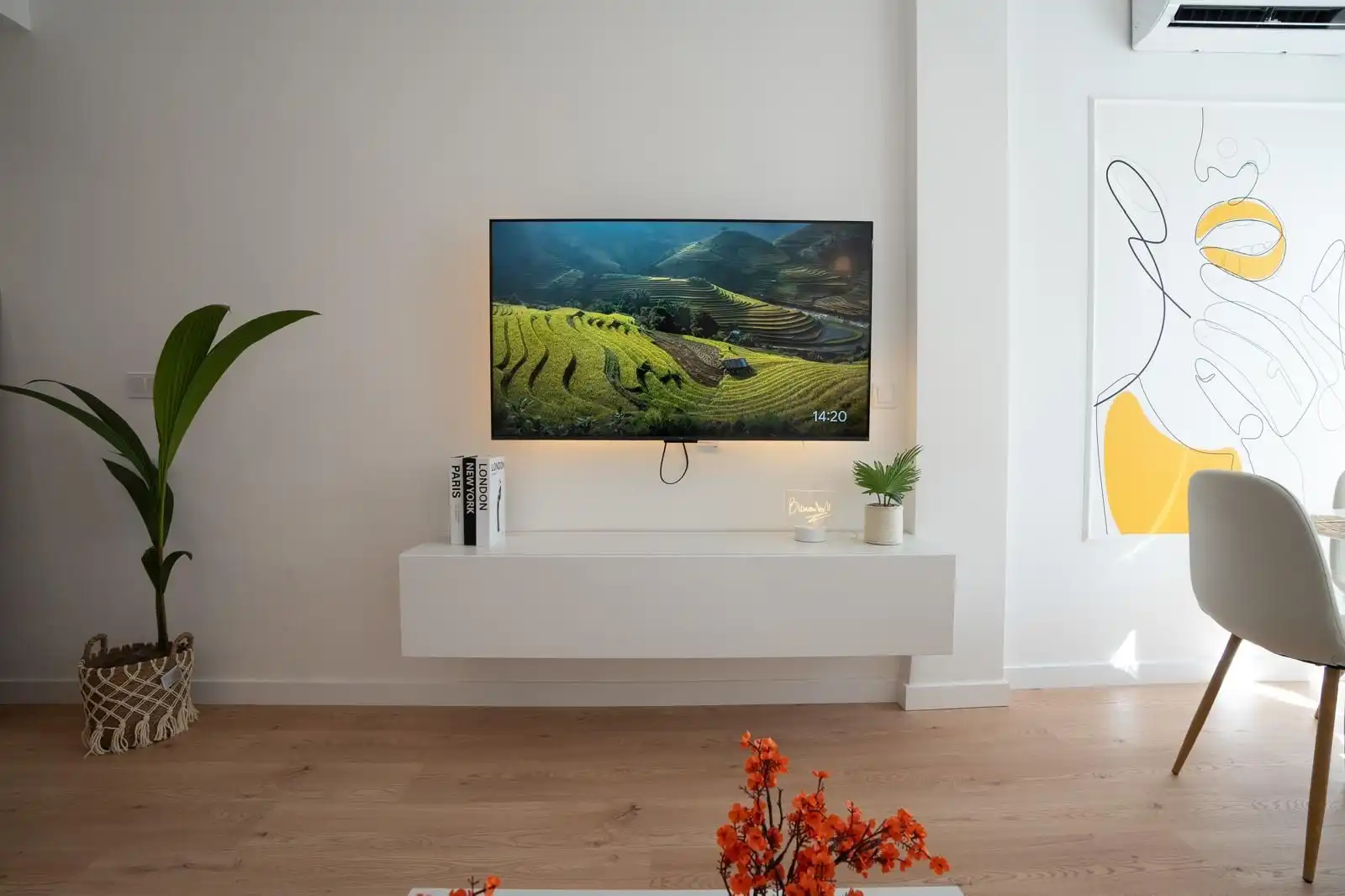 Wohnzimmer von Wohnung zur Miete in Torremolinos mit Klimaanlage, Terrasse und Möbliert