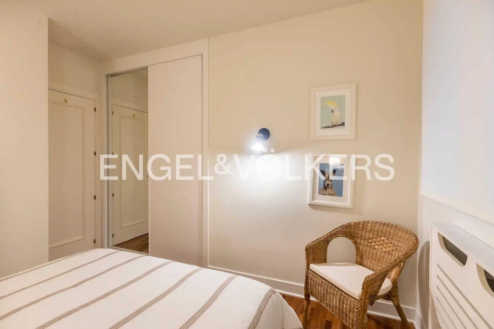 Bedroom of Flat for rent in Madrid  with Air Conditioner, Heating and Terrace