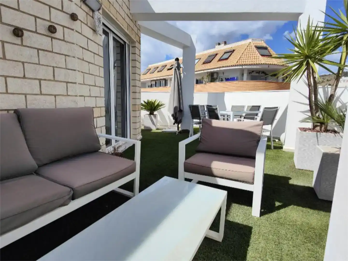 Terrace of Flat for sale in Ibi  with Air Conditioner, Private garden and Furnished