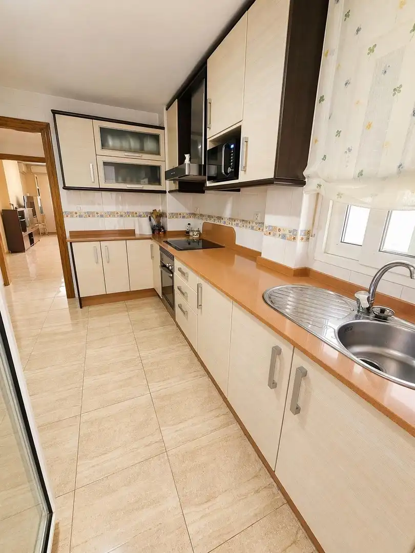 Kitchen of Flat for sale in Cartagena  with Air Conditioner, Terrace and Storage room
