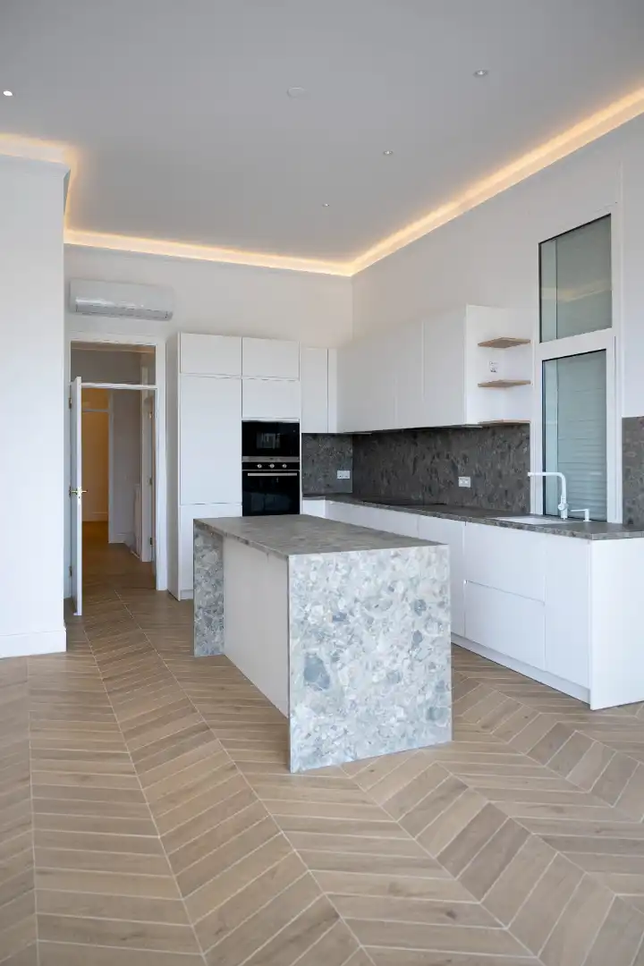 Cuina de Casa o xalet en venda en Arona amb Aire condicionat, Jardí privat i Parquet