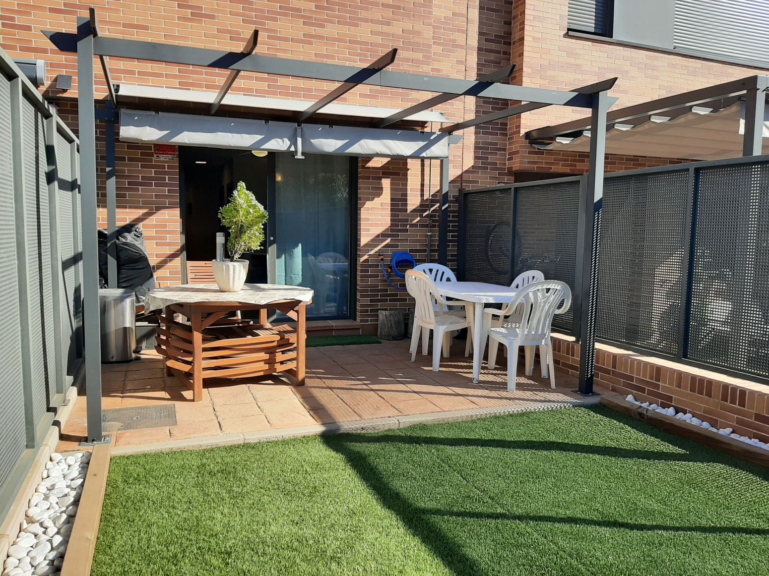 Terrace of Single-family semi-detached to rent in Meco  with Heating, Terrace and Storage room