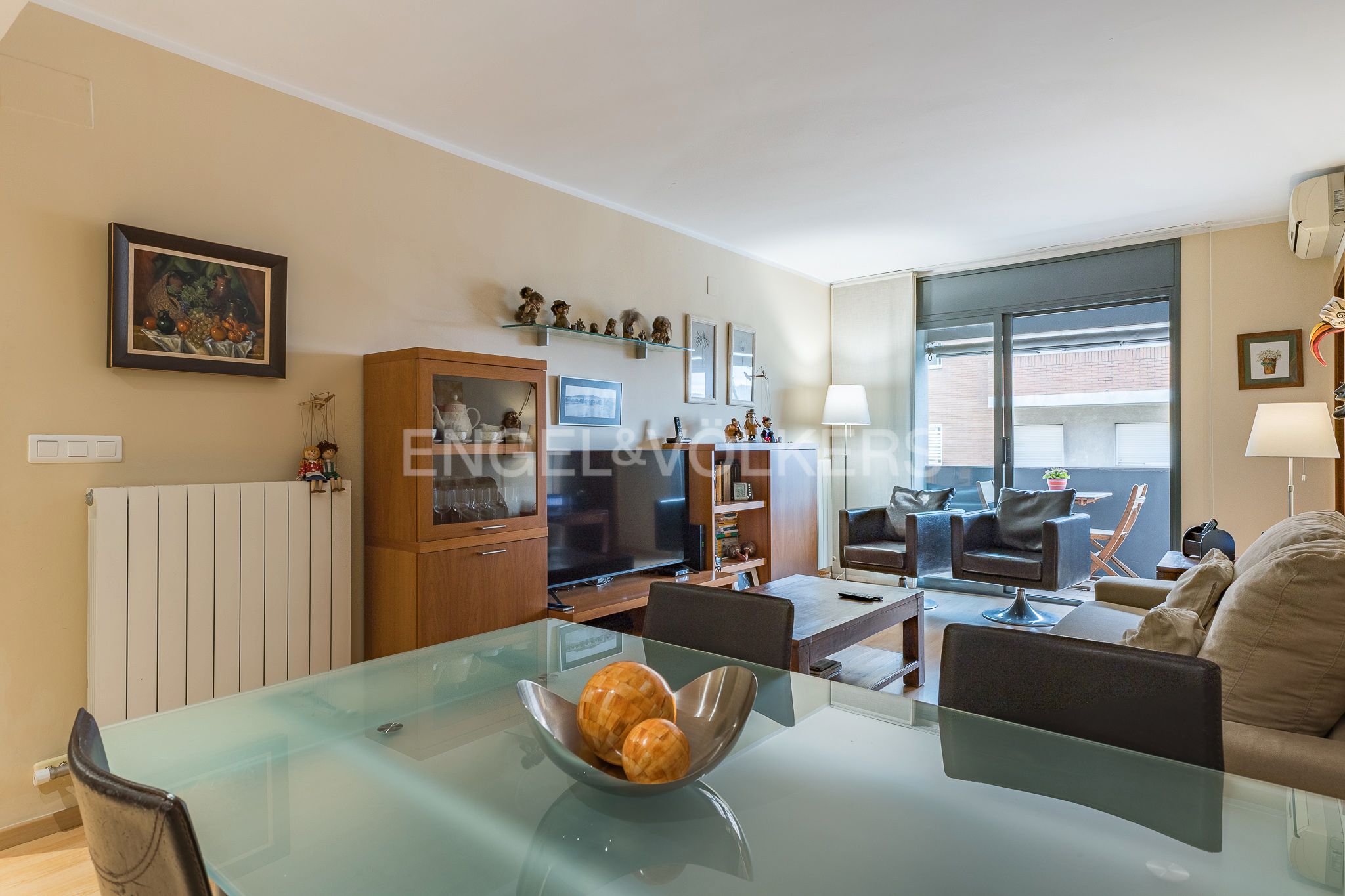 Wohnzimmer von Wohnungen zum verkauf in Molins de Rei mit Klimaanlage, Heizung und Parkett