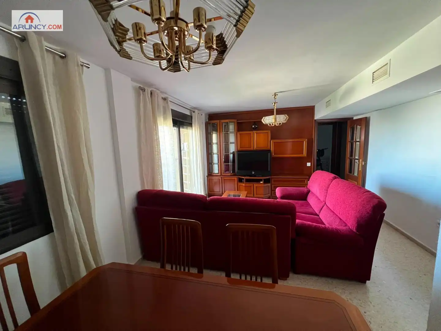 Sala d'estar de Pis de lloguer en Sevilla amb Aire condicionat, Calefacció i Terrassa