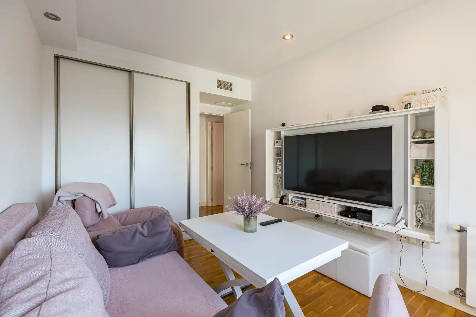 Sala de estar de Ático en venta en Alcantarilla con Aire acondicionado, Calefacción y Parquet