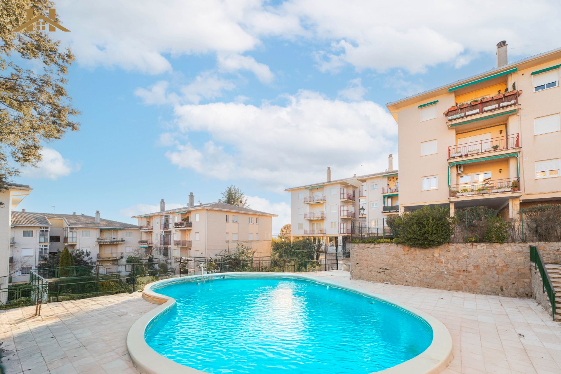 Swimming pool of Flat for sale in Collado Mediano  with Heating, Terrace and Storage room