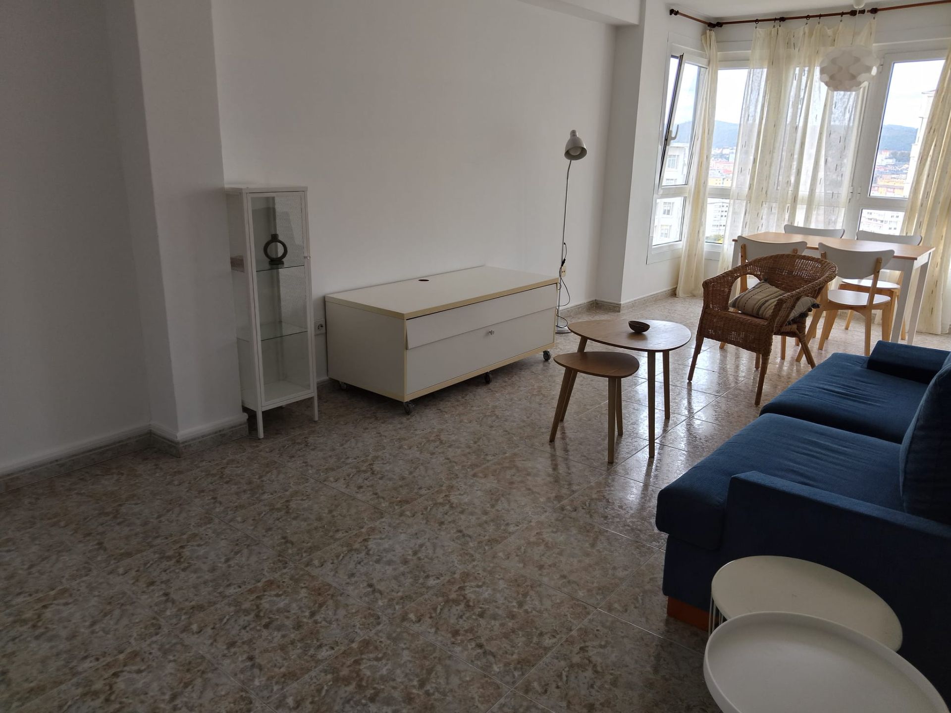 Living room of Flat for sale in Ferrol  with Heating and Furnished