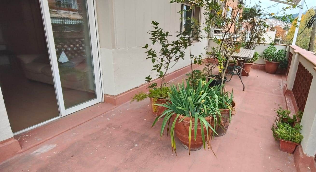 Terrace of Flat for sale in  Barcelona Capital  with Heating, Private garden and Terrace