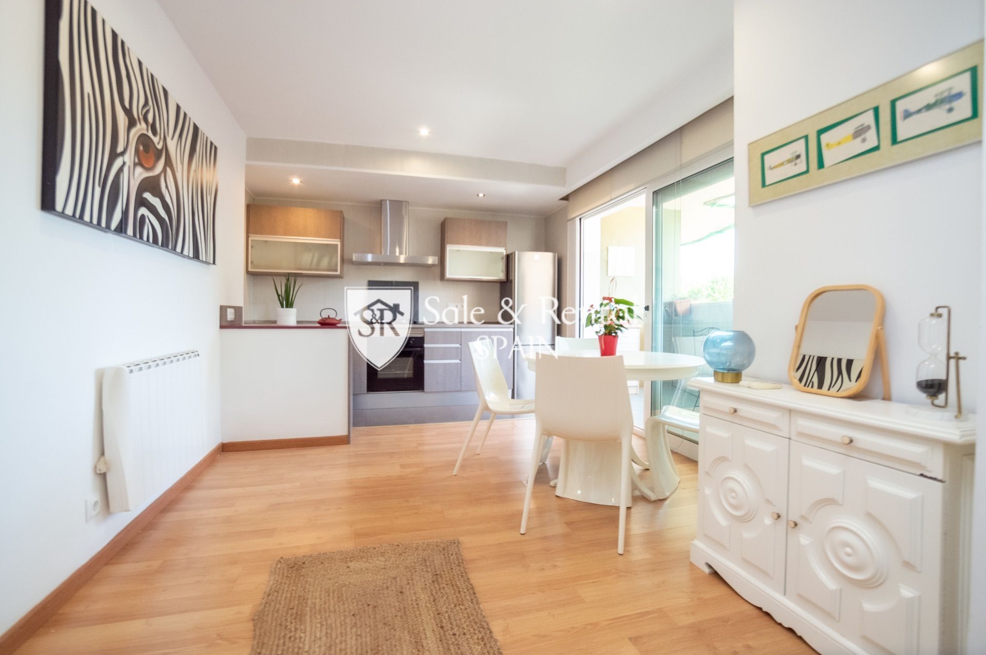 Living room of Flat for sale in Blanes  with Heating, Terrace and Storage room