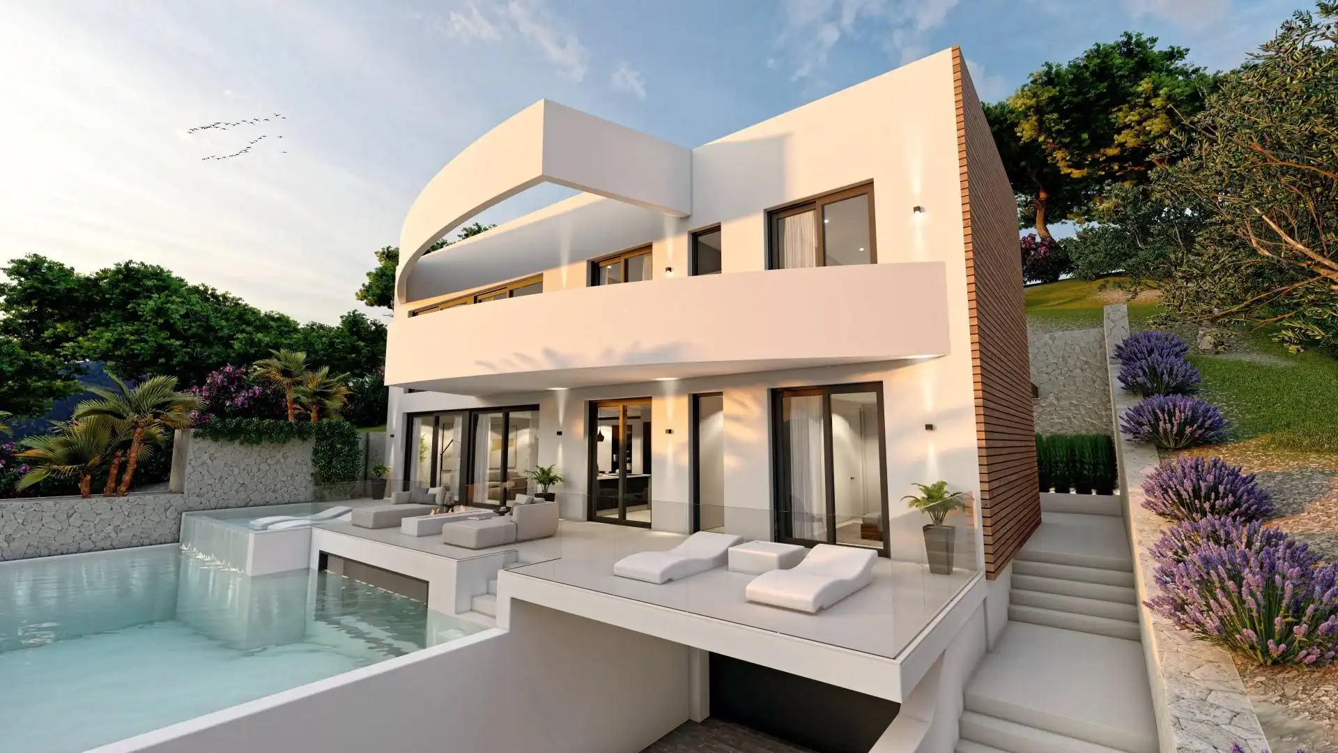 Terrassa de Casa o xalet en venda en Altea