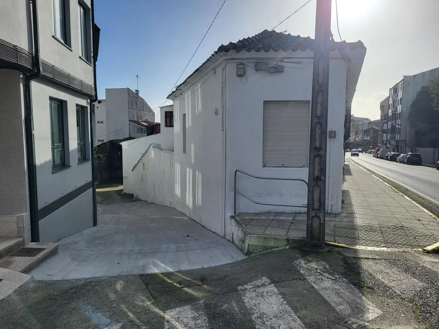 Vista exterior de Casa o chalet en venta en Boiro con Amueblado