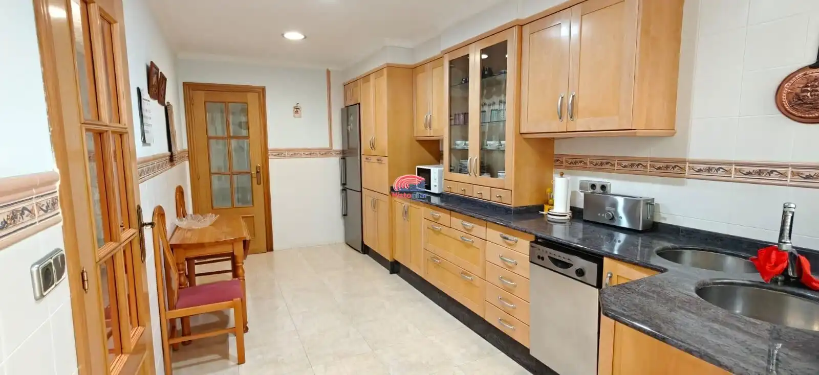 Küche von Wohnung zum Verkauf in Sagunto / Sagunt mit Klimaanlage, Heizung und Balkon