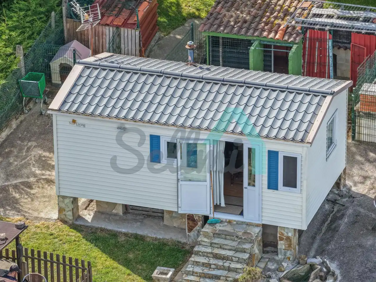Vista exterior de Casa o chalet en venta en Gijón  con Jardín privado