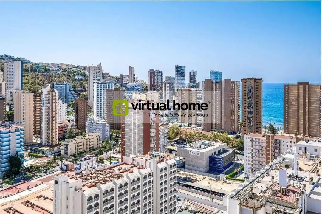 Exterior view of Flat for sale in Benidorm  with Air Conditioner, Terrace and Furnished