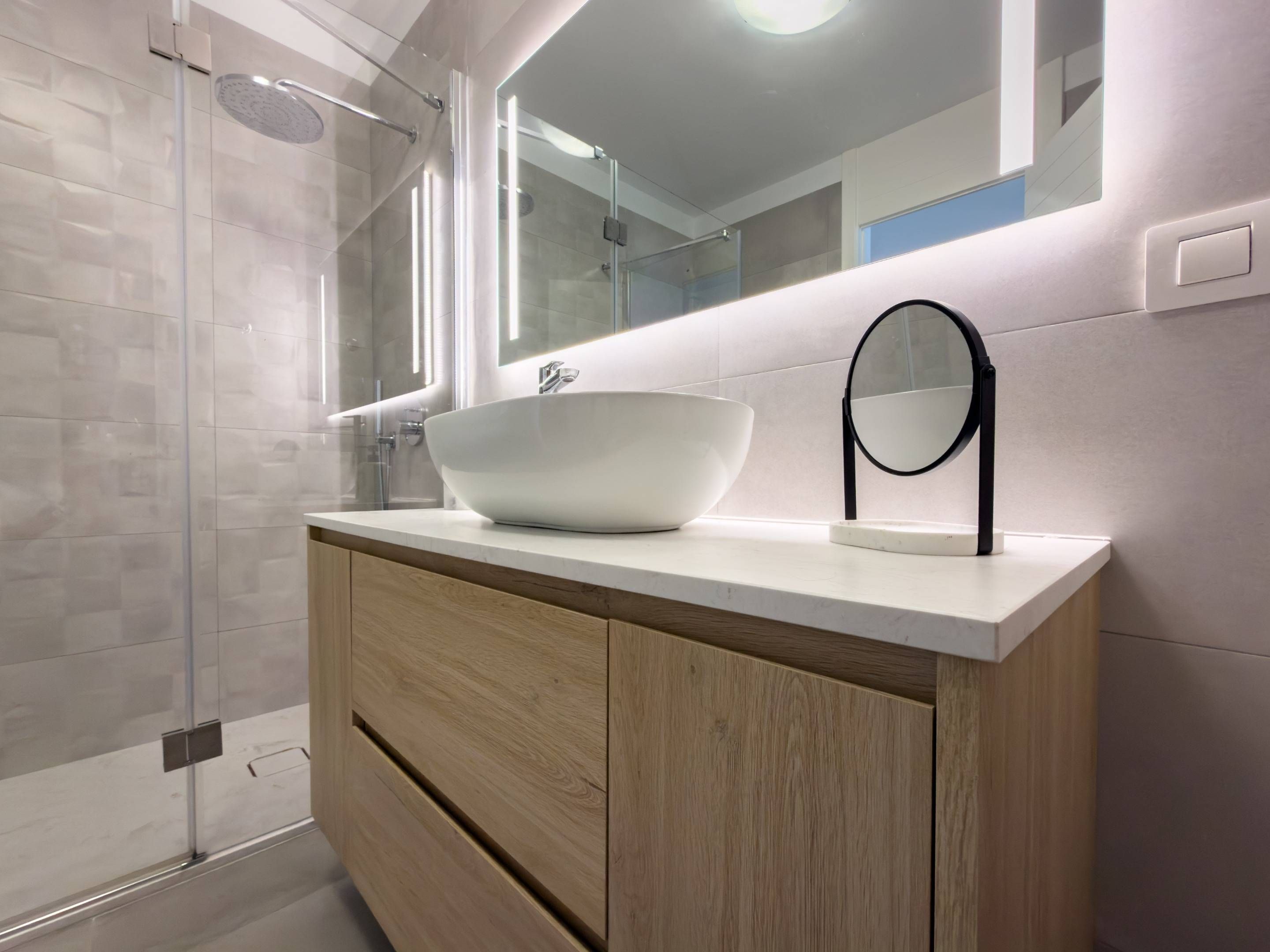 Bany de Apartament en venda en San Cristóbal de la Laguna amb Jardí privat, Terrassa i Piscina comunitària