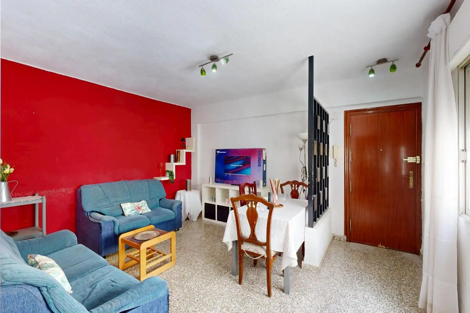 Sala de estar de Piso en venta en Cartagena con Balcón