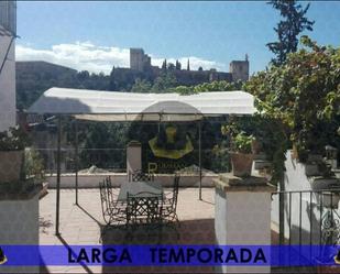 Terrace of House or chalet to rent in  Granada Capital  with Air Conditioner, Terrace and Balcony