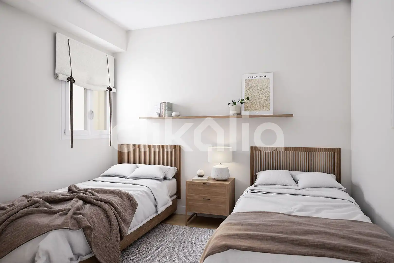 Bedroom of Flat for sale in Madrid  with Air Conditioner, Heating and Terrace