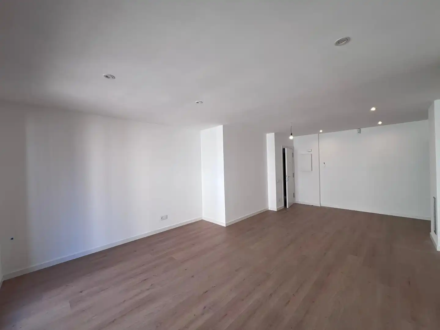 Sala de estar de Piso en venta en Igualada con Calefacción, Parquet y Terraza