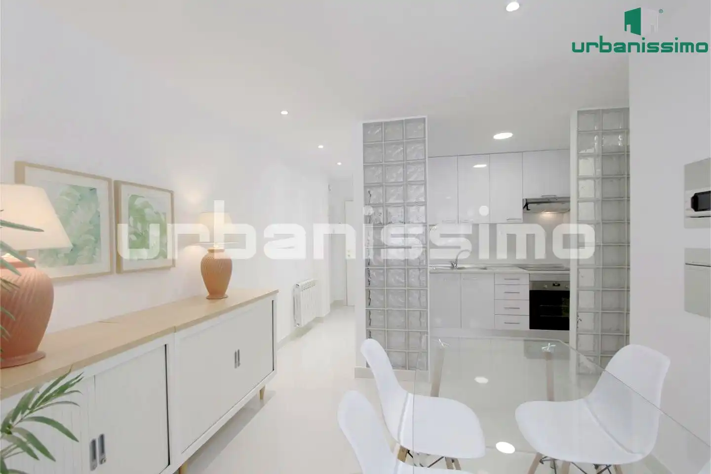 Kitchen of Apartments for rent in Madrid  with Air Conditioner, Heating and Furnished