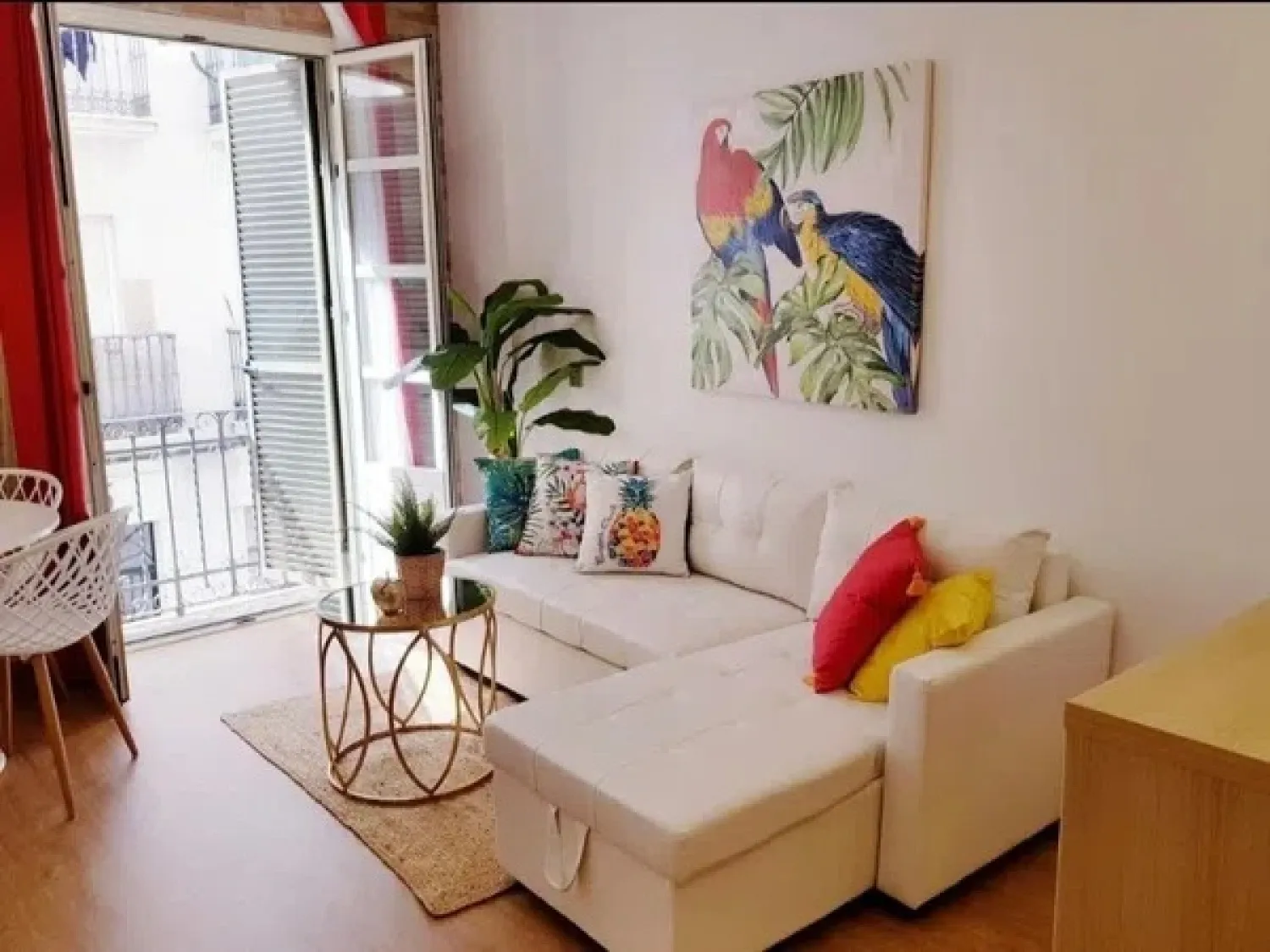 Sala d'estar de Apartament en venda en Málaga Capital amb Aire condicionat, Moblat i Rentadora