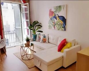 Living room of Apartment for sale in Málaga Capital  with Air Conditioner, Furnished and Washing machine