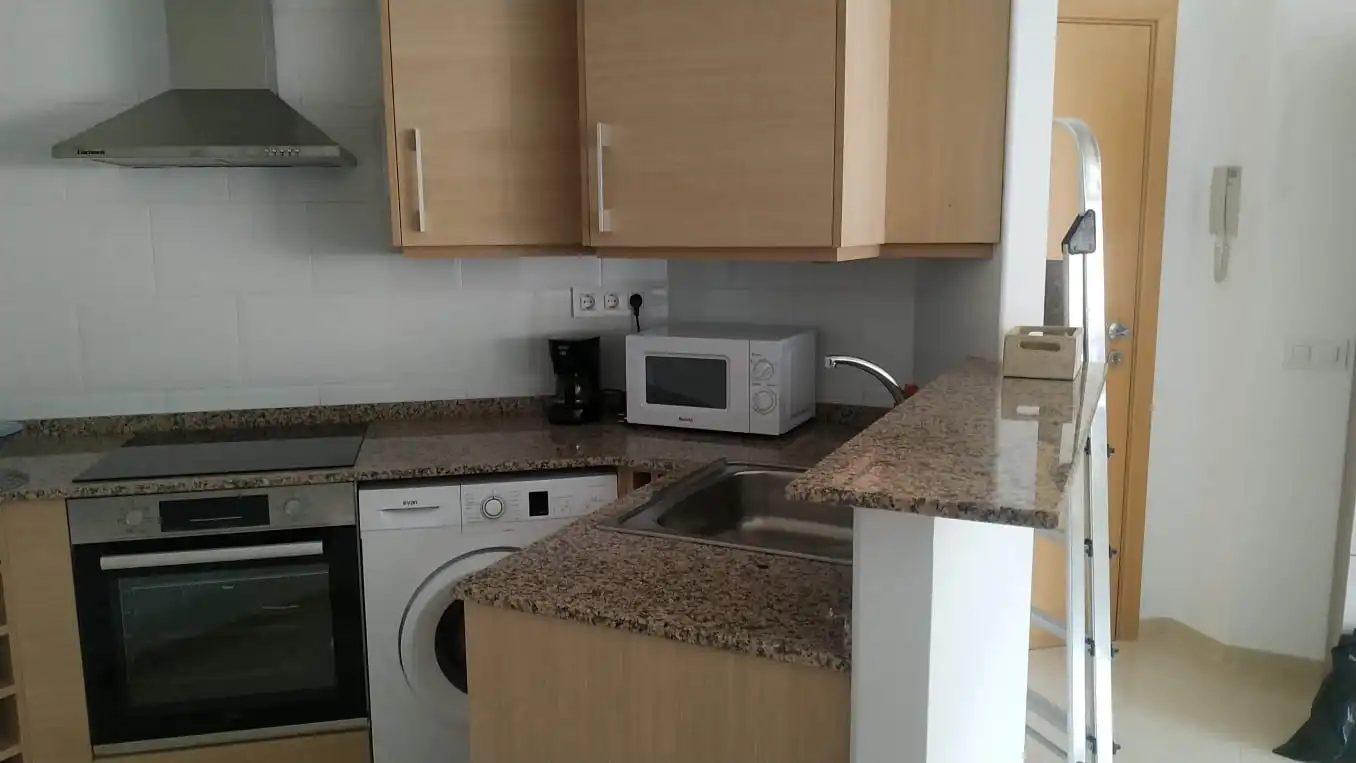 Kitchen of Flat for rent in Benicarló  with Air Conditioner, Furnished and Oven