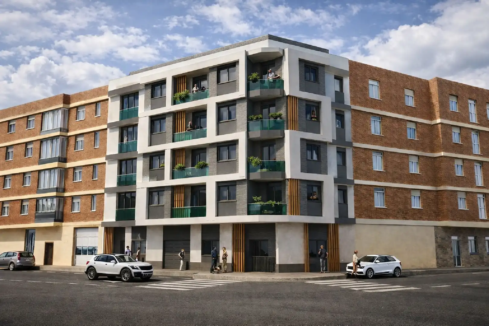 Vista exterior de Apartamento en venta en Palencia con Calefacción