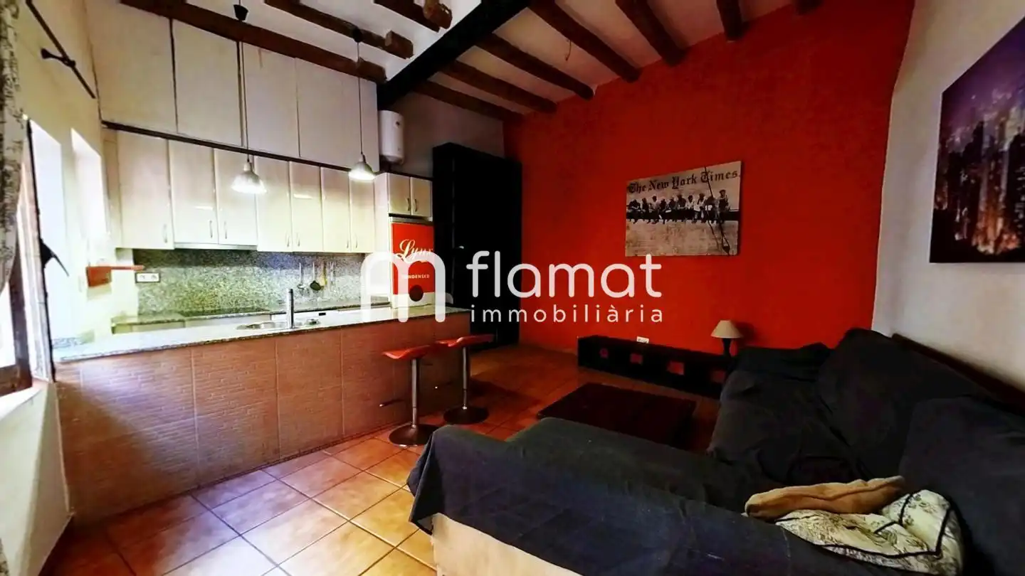 Sala de estar de Piso de alquiler en Part Alta