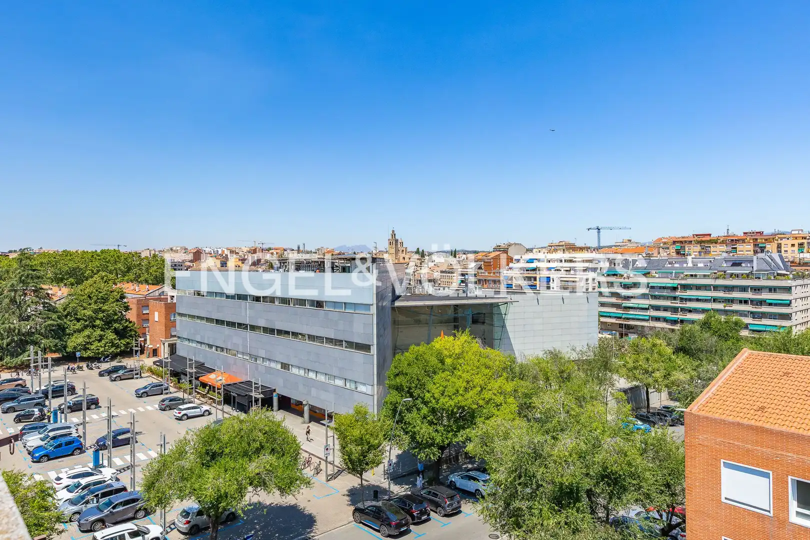 Exterior view of Attic for sale in Sant Cugat del Vallès  with Heating, Parquet flooring and Swimming Pool