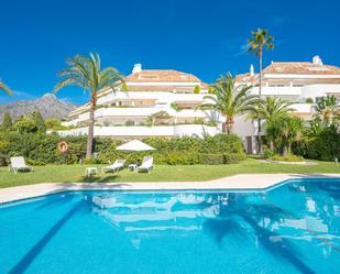 Garden of Attic for sale in Marbella  with Air Conditioner, Terrace and Swimming Pool