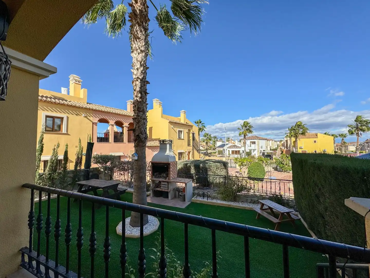 Garden of Detached homes for rent in Algorfa  with Air Conditioner, Heating and Private garden