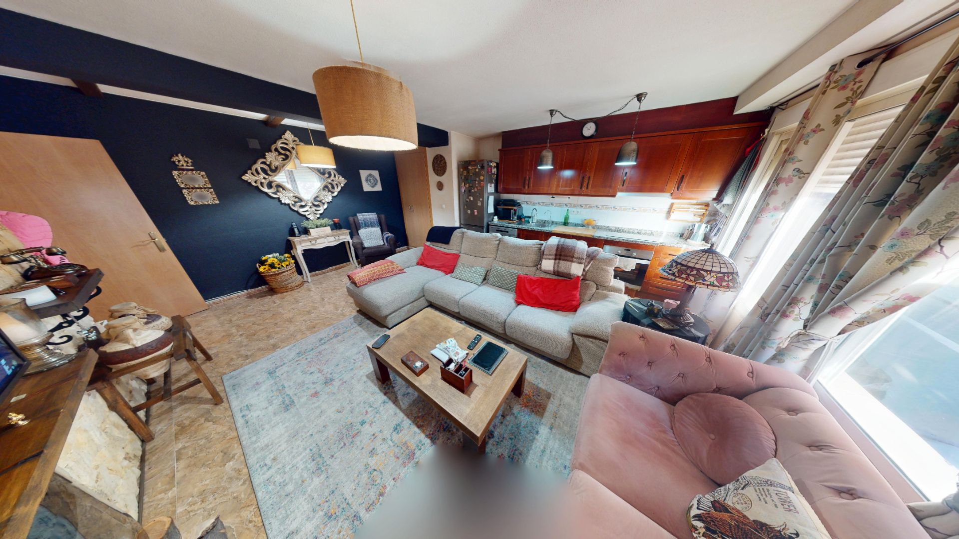 Sala d'estar de Pis en venda en Alicante / Alacant amb Aire condicionat, Moblat i Forn