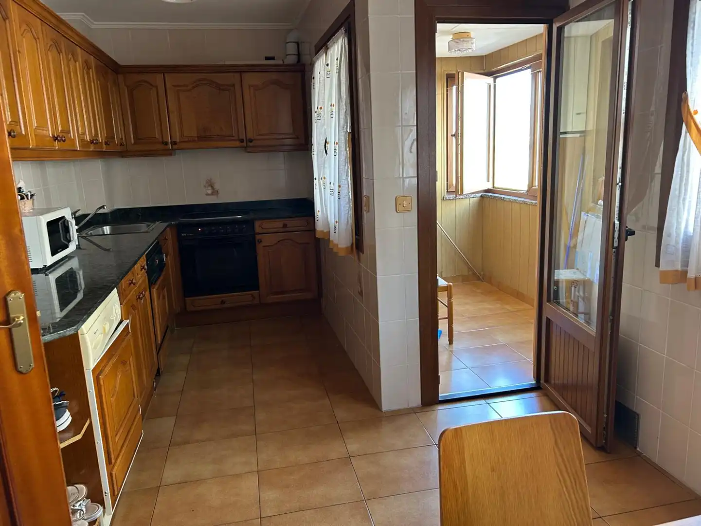 Cocina de Piso de alquiler en Reinosa con Calefacción, Terraza y Amueblado