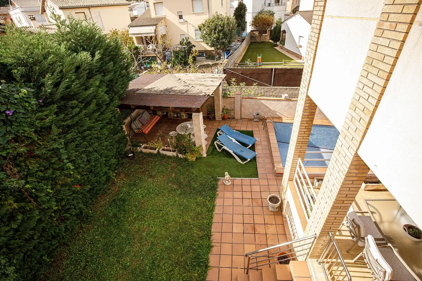 Jardín de Casa o chalet en venta en Quart con Aire acondicionado, Jardín privado y Terraza