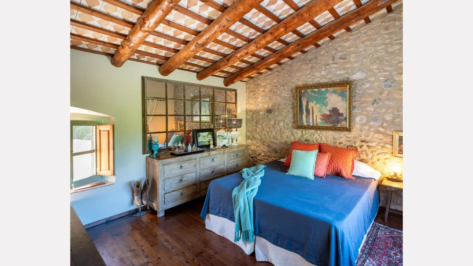 Habitación de Finca rústica en venta en Esponellà con Aire acondicionado, Calefacción y Jardín privado