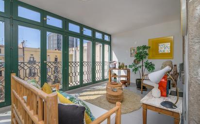 Balcony of Flat to rent in  Barcelona Capital  with Air Conditioner and Terrace