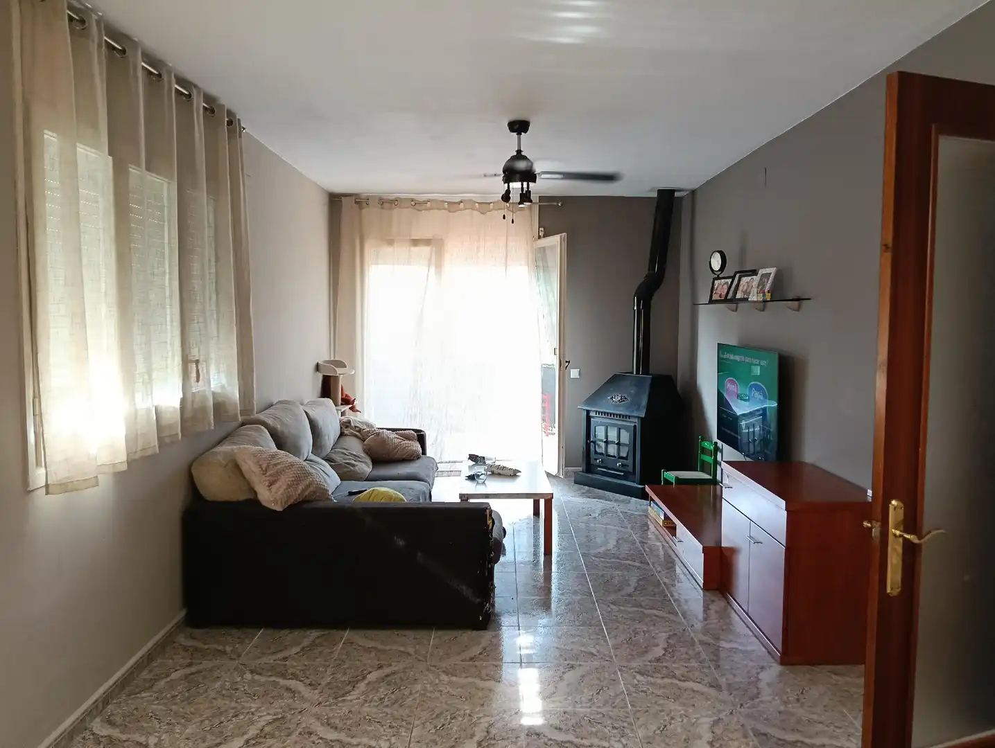 Living room of Houses for sale in La Pobla de Claramunt  with Private garden and Storage room