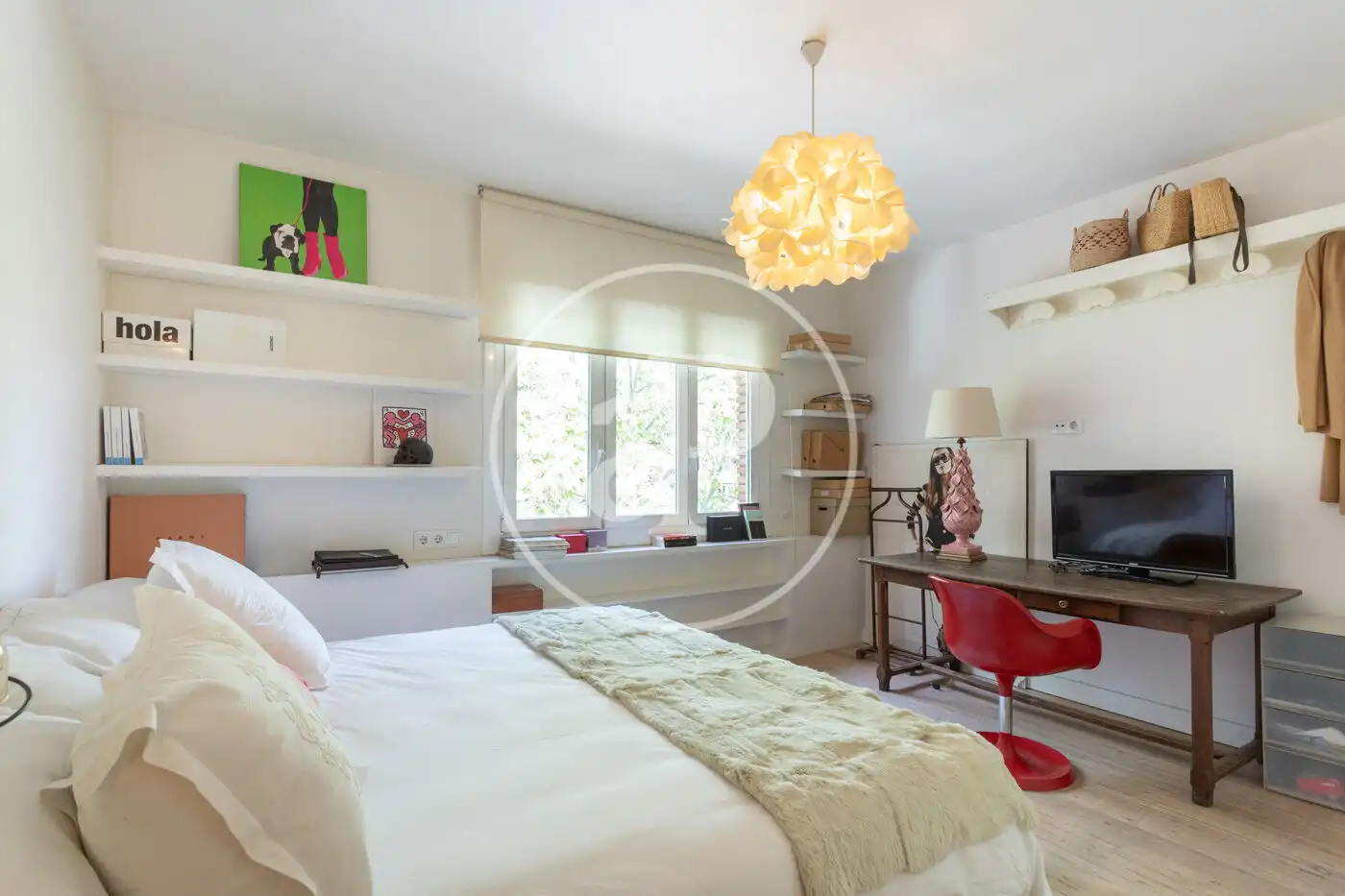 Habitación de Piso de alquiler en Barcelona con Aire acondicionado, Calefacción y Jardín privado