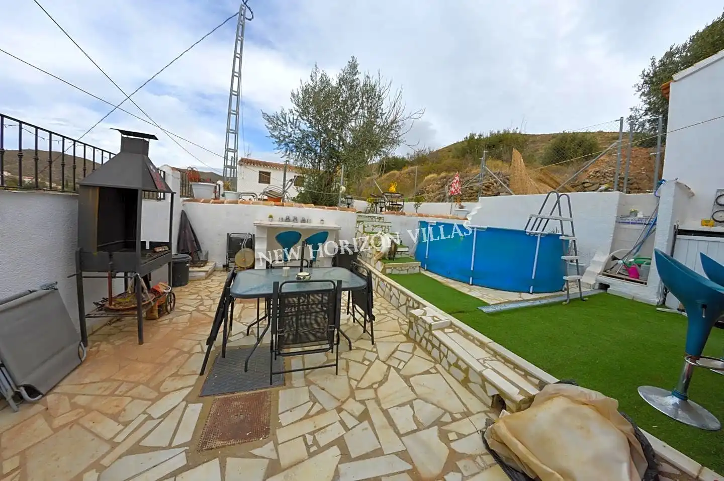 Vista exterior de Casa o chalet en venta en Cantoria con Jardín privado, Terraza y Trastero