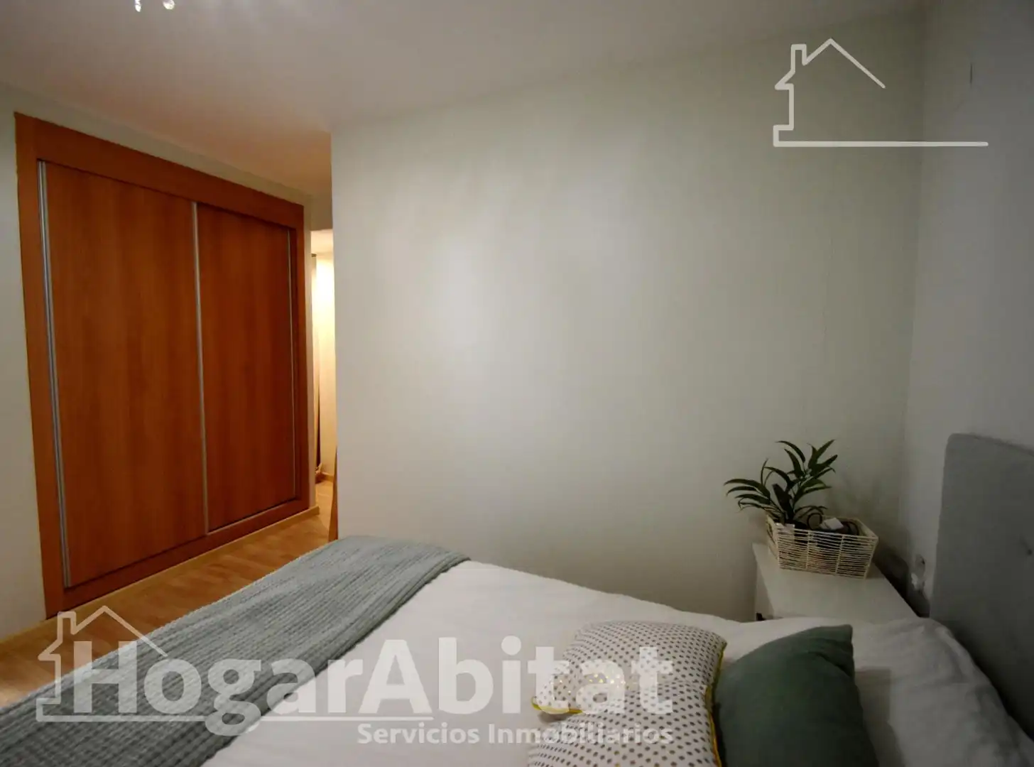 Schlafzimmer von Wohnung zum Verkauf in Burriana / Borriana mit Parkett, Möbliert und Balkon